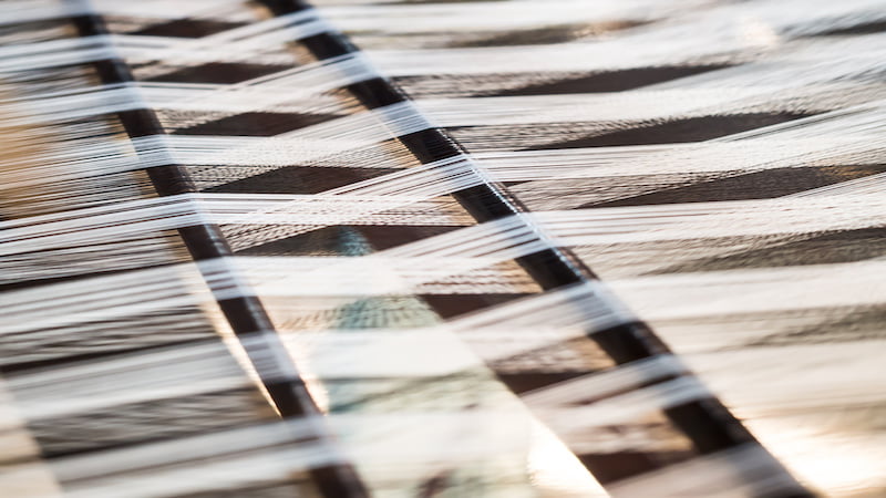 closeup, abstract weave silk pattern